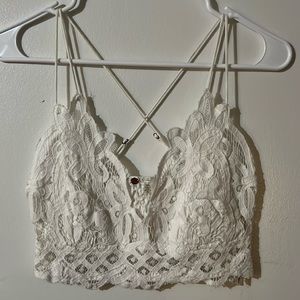 Free People Lace Tube Top